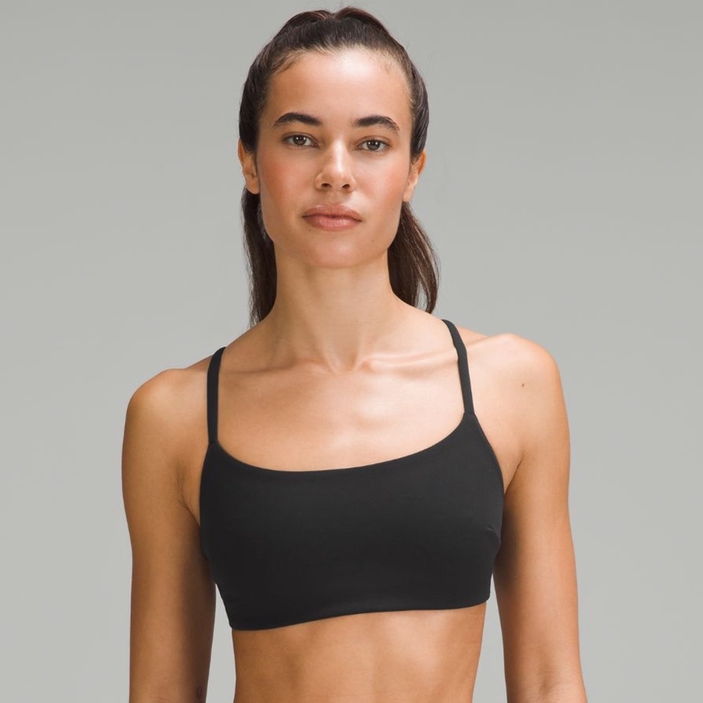 Lululemon Wunder Train C/D Cup Black Sports Bra